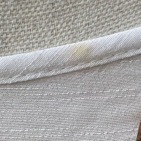 Zac & Rachel Womens White Gauze Semi Sheer Wood Beaded Peasant Blouse Size 1X - Picture 3 of 5